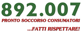 892.007 Pronto Soccorso Consumatori